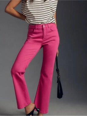 161~New! Pilcro Anthropologie Bright Pink Stretch Jeans – Size 29/R – Brand New